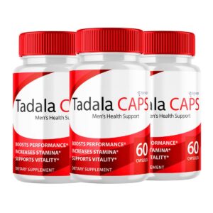 (3Pack) Tadala Advanced Pills for Men – Max Strength Tadala Formula Supplement – 180 Capsules