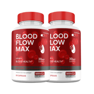 (2Pack) Blood Flow Max Capsules – Max Strength BloodFlow Max Blood Support Supplement